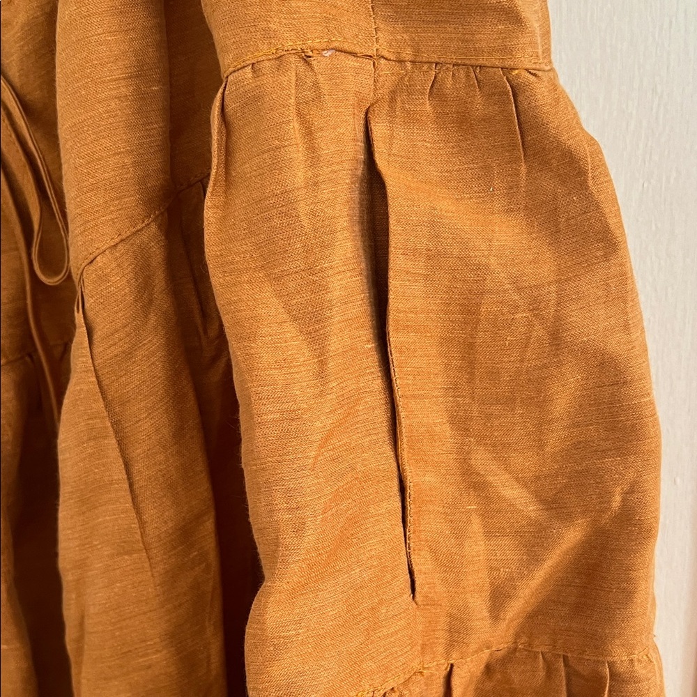 Shona Joy Rust Mini Dress - Picture 4 of 6